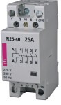 Stycznik modułowy ETICON R 25-13 230V, 25A 4 styki (002462330) - ETI Polam