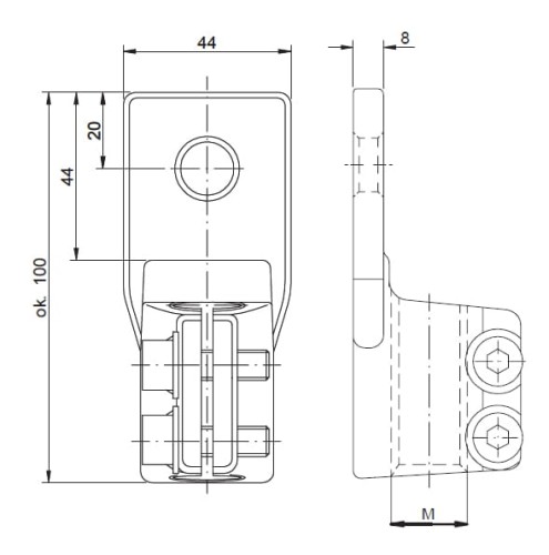 Zacisk transformatorowy MK 1A/12 BEZPOL