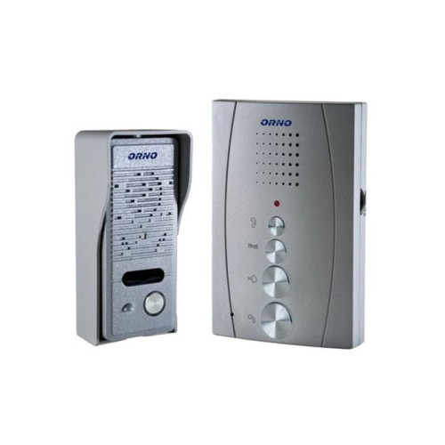 Zestaw domofonowy jednorodzinny bezsłuchawkowy ELUVIO szary ORNO OR-DOM-RE-914/G - ORNO POLSKA