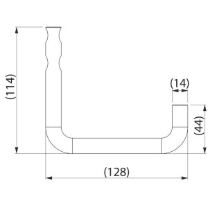 Kabłąk w kształcie litery L do zacisków SL30 i SLW36 (UN-N) ENSTO PSS 923