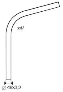 Wysięgnik WL 2 500/500 0,5m bez uziomu (WO6) - DELKAR