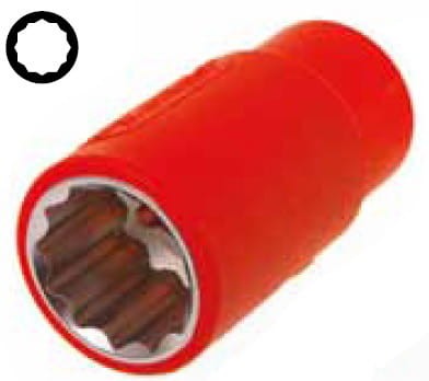 Nasadka izolowana krótka 1/2 cala HUBIX HN-28 rozmiar 28mm PROSPERSKLEP A1111728