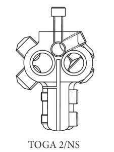 Zacisk transformatorowy TOGA 2 NS (M12, M16, M20) - neutralny z otworem czołowym - BEZPOL