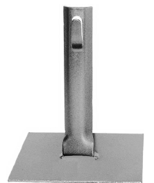 Wspornik prosty do przyklejania DELKAR 0-3D 130mm PROSPERSKLEP