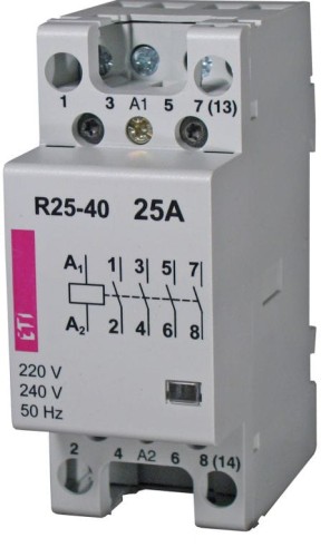 Stycznik modułowy ETICON R 25-31 230V, 25A 4 styki 002462320 PROSPESKLEPR ETI