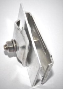 Zacisk do felcu prosty aluminiowy DELKAR 0-27A/AL