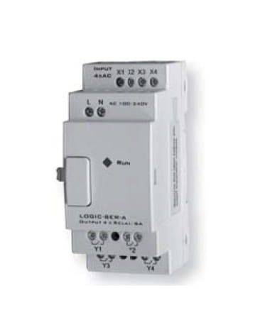 Moduł rozszerzeń ETI LOGIC-8ER-A 100-240V AC 4/4 we/wy przekaźnikowych ETI
