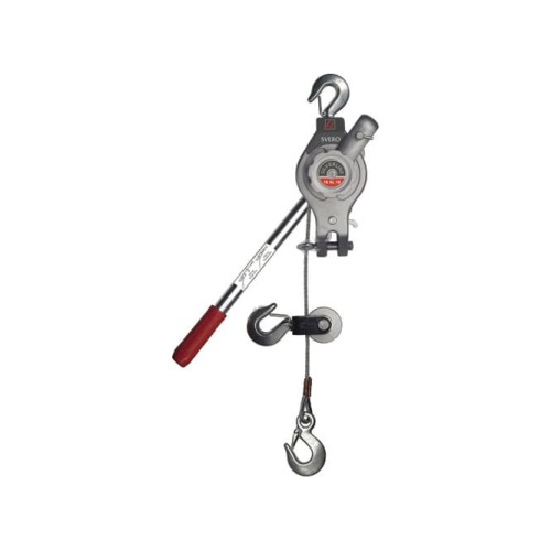 Wciągarka linowa dźwigniowa z bloczkiem SVERO AG006 ASSECURO PROSPERSKLEP