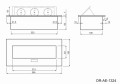 Gniazdo 2x2P+Z 3xUSB wpuszczane w blat srebrne Orno listwa