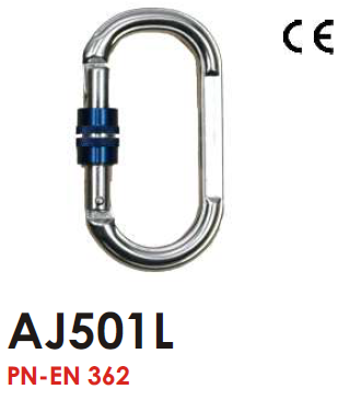 Zatrzaśnik aluminiowy AJ 501L - ASSECURO