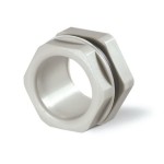 Łącznik z nakrętką i uszczelką (10 sztuk) M25x1,5 IP66 805.5225 - SCAME
