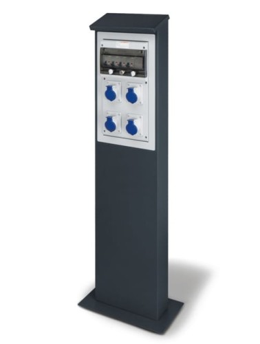 Słupek - pusta obudowa - Scame (659.BA5040-BL) - SCAME