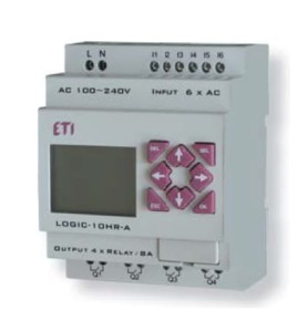 Przekaźnik programowalny ETI LOGIC-12HR-D 24V DC 8/4 we/wy przekaźnikowych ETI (004780002)