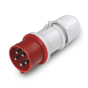 Wtyczka prosta ze zmianą faz OPTIMA REVERSE skręcana 3P+N+E 32A IP44 6h/346-414V - SCAME