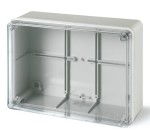 Puszka instalacyjna Scabox z przezroczystym wieczkiem bez dławnic 686.230 - SCAME