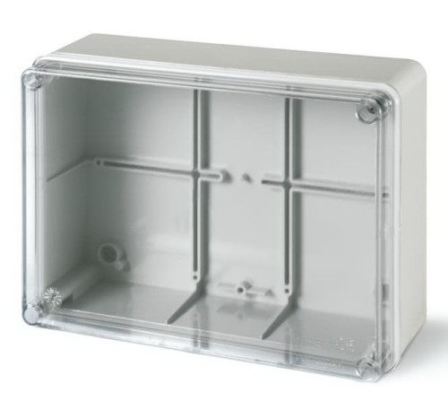 Puszka instalacyjna serii SCABOX SCAME przezroczyste wieczko 686.230_PROSPERSKLEP