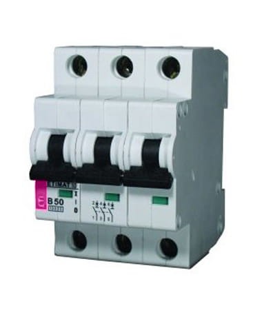 Wyłącznik ETIMAT10 3P 6kA charakterystyka B 50A 002125721 ETI PROSPERSKLEP