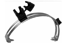 Wspornik gąsiorowy z regulacją DELKAR 0-6D/G 130/130mm