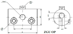 Zacisk transformatorowy aluminiowy ZGU OP - BK6241 - BEZPOL