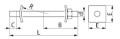 ENSTO SOT4.7 Śruba dwustronna M20x360mm (UN-N)