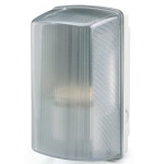 Lampa naścienna Mizar z polikarbonatowym kloszem IP55 gwintem E27 786.2760 - SCAME