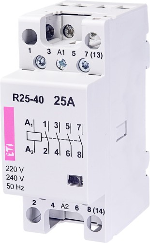 Stycznik modułowy ETICON R 25-40 230V, 25A 4 styki (SM) (002462310) ETI Polam PROSPERSKLEP