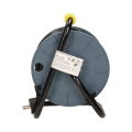 Przedłużacz bębnowy 4 x 250V 15M Szary Mini na stabilnej podstawie ORNO ORAE1339_PROSPERSKLEP