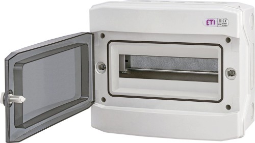 Rozdzielnica ECH-12PT obudowa natynkowa 12 modułowa IP65 drzwi transparentne ETI 001101062 PROSPERSKLEP