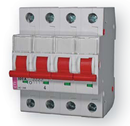 Rozłącznik izolacyjny SV 4100 100A  FR 304  - ETI Polam stosowany jako wyłącznik główny w rozdzielnicach