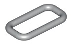 Ramka do mocowania kabli RK-3 BK8316 - BEZPOL