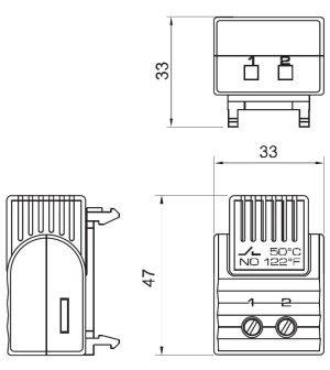 Regulator temperatury Bezpol FTO 011 1NC - BEZPOL