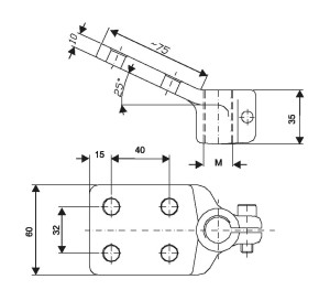 Zacisk transformatorowy MK 4 (M12, M16, M20) - BEZPOL