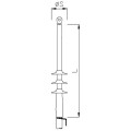Przekrój głowicy napowietrznej CHE-F 24kV 70-240 XRUHAKXS, YHAKXS Cellpack
