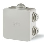 Puszka instalacyjna Scabox IP44 z dławnicami (4 sztuki) 680.003 - SCAME