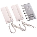 Zestaw domofonowy dwurodzinny podtynkowy FOSSA MULTI ORNO OR-DOM-RL-903 - ORNO POLSKA