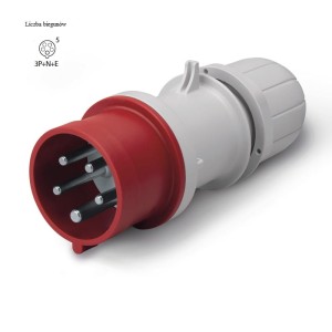 Wtyczka prosta OPTIMA  skręcana 3P+N+E 32A IP44 6h/346-414V - SCAME 