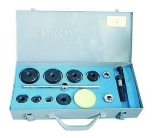 Standardowy ręczny zestaw 7 wycinaków okrągłych ERKO WO_R-K5 STD