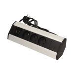 Gniazdo meblowe 3x250V AC z przewodem 1,8m i ładowarką USB, OR-AE-1360 ORNO POLSKA