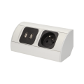 Gniazdo meblowe 1x250V AC + 2xUSB, OR-AE-1310 ORNO POLSKA
