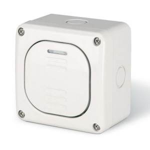 Łącznik schodowy 1 klawisz pojedynczy natynkowy M95 20AX IP66 250V 137.5212 szary - SCAME