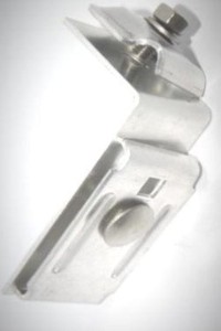 Zacisk do felcu kątowy aluminiowy DELKAR 0-27/AL