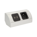 Gniazdo meblowe_1x250V AC + 2xUSB, OR-AE-1310 ORNO POLSKA