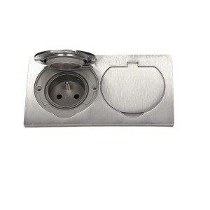 Gniazdo podtynkowe podwójne hermetyczne IP55 2x230V 16A ORNO OR-AE-1398 - ORNO POLSKA