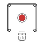 Puszka sygnalizacyjna LED EX czerwona 644.0345-LDR - SCAME