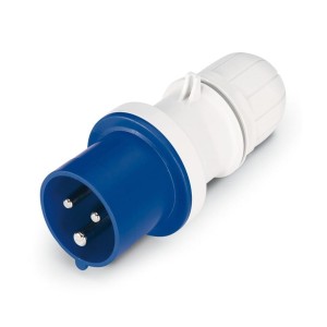 Wtyczka bezśrubowa zaciskana na szybkozłącza OPTIMA 2P+E 16A IP44 - 213.1633P - SCAME