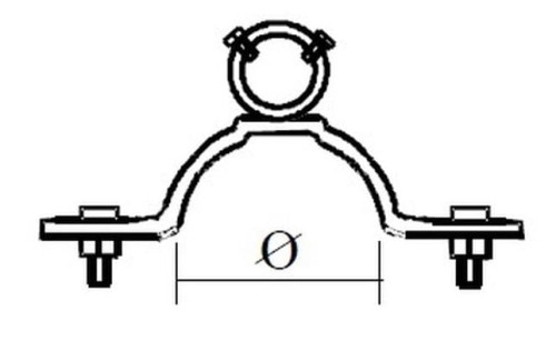 Uchwyt wysięgnika do słupa wirowego DELKAR UWSW OS6 PROSPERSKLEP