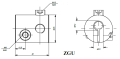 Zacisk transformatorowy ZGU - BK6244 - BEZPOL