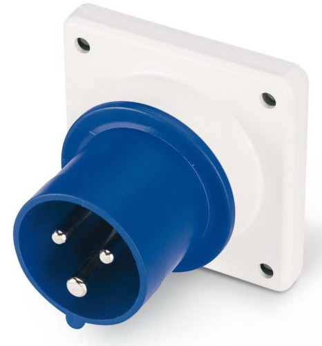 Wtyczka tablicowa prosta 2P+E niebieska SCAME 243.1693_PROSPERSKLEP 16A IP44