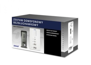 Zestaw domofonowy jednorodzinny bezsłuchawkowy ELUVIO ORNO OR-DOM-RE-914 - ORNO POLSKA