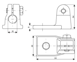 Zacisk transformatorowy MK 1B/16 - BK6216 - BEZPOL